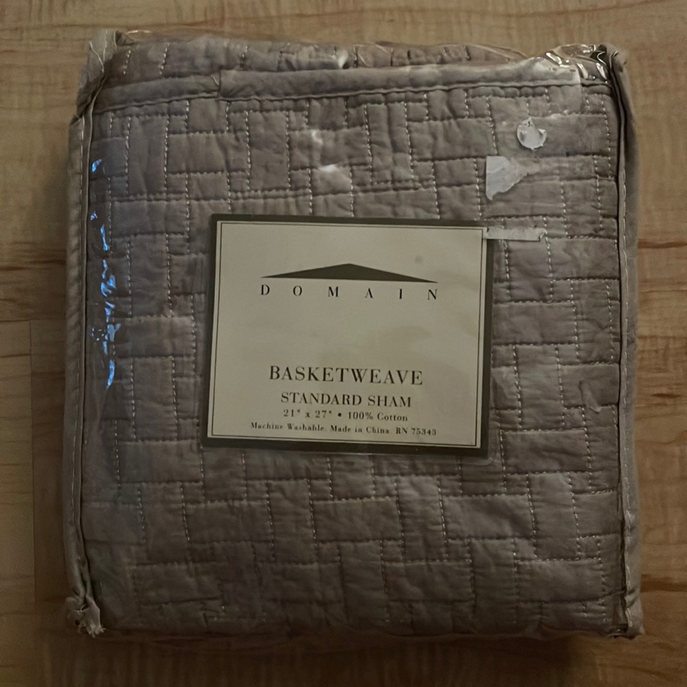 Domain Basketweave Standard Sham